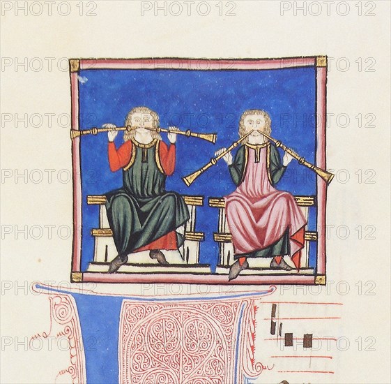 Illustration from the codex of the Cantigas de Santa Maria, c. 1280. Creator: Anonymous.