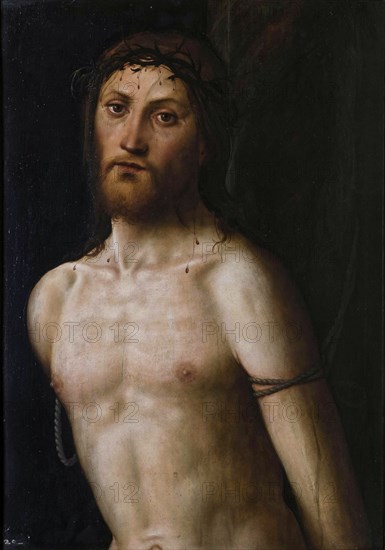 Christ at the Column, 15th century. Creator: Costa, Lorenzo (1460-1535).