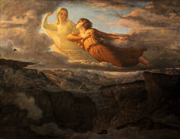 Le Poème de l'âme (Poem of the Soul). L'Idéal (Ideal), 1850-1854. Creator: Janmot, Louis (1814-1892).