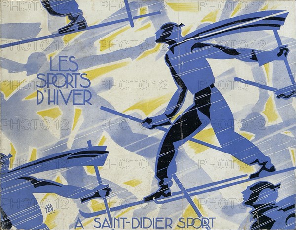 Les sports d'hiver à Saint-Didier Sport, 1935. Creator: Caplen (active 1920s-1930s).