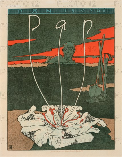 Pan. Art and literary magazine, 1895. Creator: Sattler, Joseph Kaspar (1867-1931).