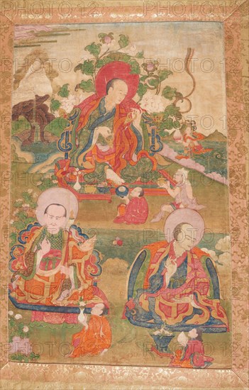 Arhat Thangka, 18th century. Creator: Tibetan Culture.