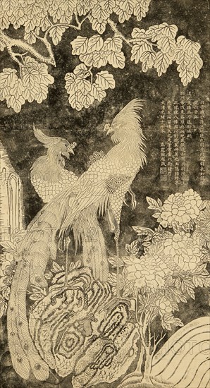 Phoenix couple, End of 19th century. Creator: Chinese Master.