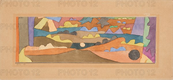 Watercolor, miniature, 1916. Creator: Klee, Paul (1879-1940).