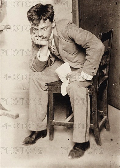 Portrait of Koloman Moser, 1898. Creator: Unknown photographer.