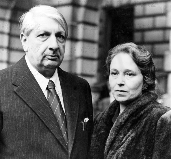 Giorgio De Chirico and his second wife, Isabella Pakszwer Far (1909-1990). Creator: Unknown photographer.