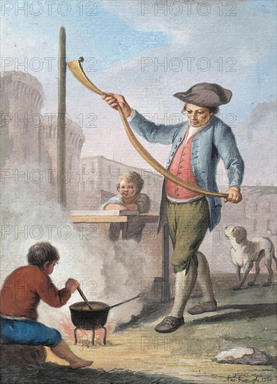 Fanfelluccaro (candy seller), 1799. Creator: Della Gatta, Saverio (Xavier) (1758-1828).