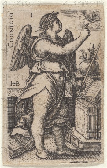The knowledge. From the episode "The Knowledge of God and the Seven Cardinal Virtues", c.1539 . Creator: Beham, Hans Sebald (1500-1550).
