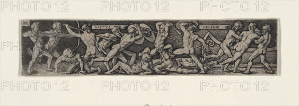 The Rape of Helena, c.1530. Creator: Beham, Hans Sebald (1500-1550).