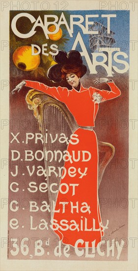 Cabaret of the Arts, c.1895. Creator: Lucas, E. Charles (active 1883-1903).