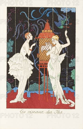 La guirlande des mois , 1917-1920. Creator: Barbier, George (1882-1932).