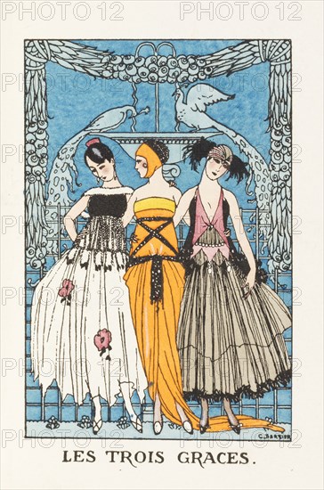 La guirlande des mois , 1917-1920. Creator: Barbier, George (1882-1932).