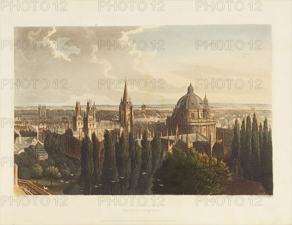 View of Oxford, 1814. Creator: Westall, William (1781-1850).