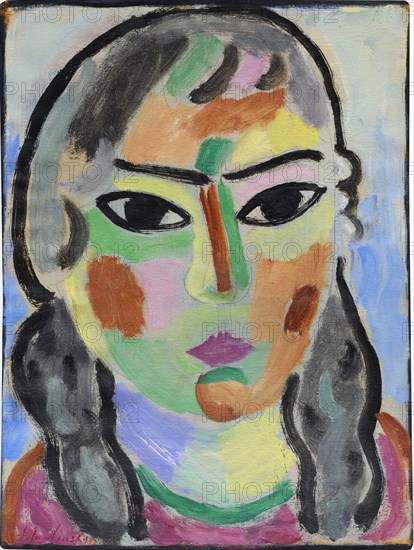 Girl, 1916. Creator: Jawlensky, Alexei, von (1864-1941).