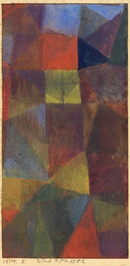 The window, 1914. Creator: Klee, Paul (1879-1940).