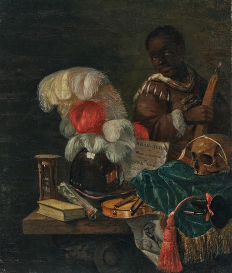 Vanitas still life. Creator: Streeck, Juriaen, van (1632-1687).