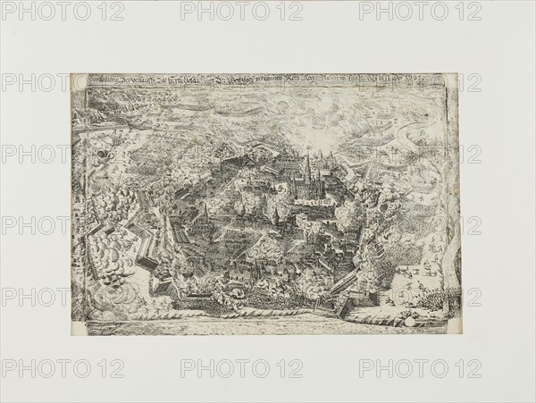 The siege of Vienna in 1683, c.1860. Creator: Unknown artist.