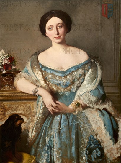 Portrait of Princess Isabella Alvarez de Toledo (1823-1867). Creator: Unknown artist.