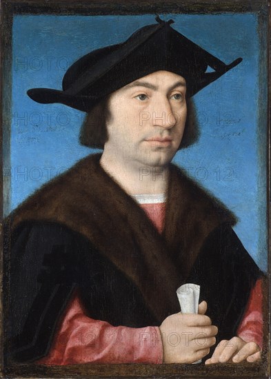 Portrait of Stefano Raggio, c.1513. Creator: Cleve, Joos van (around 1485-1540).
