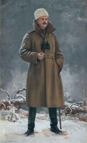 Portrait of Carl Gustaf Emil Mannerheim (1867-1951), 1933. Creator: Järnefelt, Eero (1863-1937).