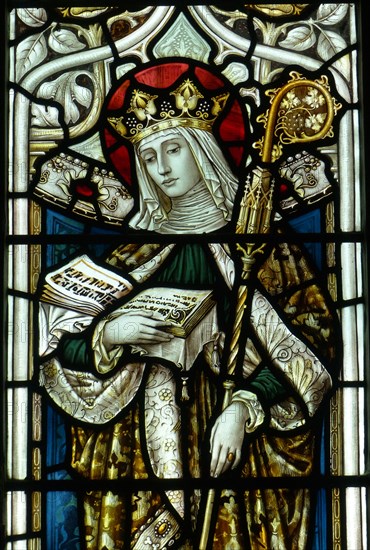 Saint Ethelburga. Creator: Unknown Master.