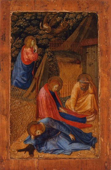 Christ on the Mount of Olives, 1428-1429. Creator: Angelico, Fra Giovanni, da Fiesole (around 1400-1455).