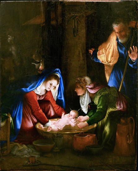 Christmas, 1525. Creator: Lotto, Lorenzo (1480-1556).