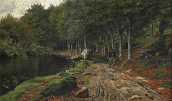 The Bois d'Amour in Pont-Aven, 1883. Creator: Luplau, Marie (1848-1925).