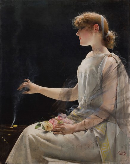 Vestal, 1900. Creator: Corcos, Vittorio Matteo (1859-1933).