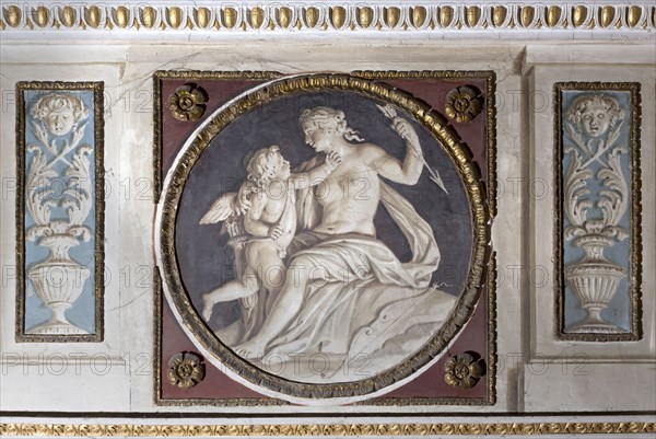 Venus disarms Cupid, 16th century. Creator: Romano, Giulio (1499-1546).