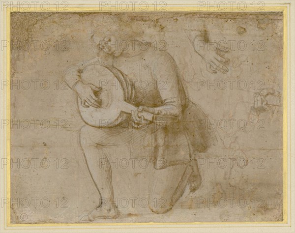 The lute player, 1490-1500. Creator: Perugino (around 1450-1523).