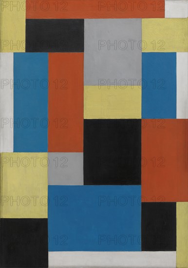 Composition XX, 1920. Creator: Doesburg, Theo van (1883-1931).