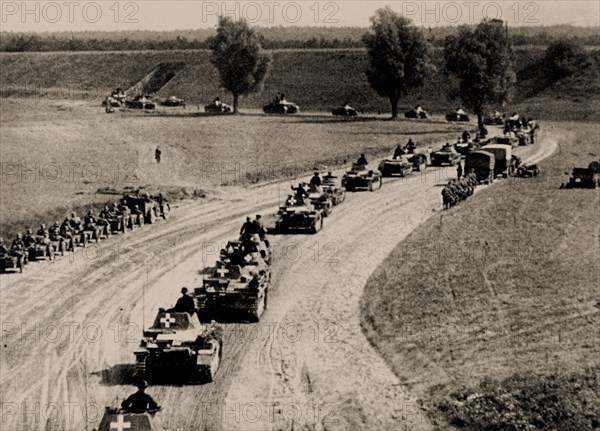 September 1, 1939. The Second World War begins with the German attack on Poland, 1939. Creator: Unknown photographer.