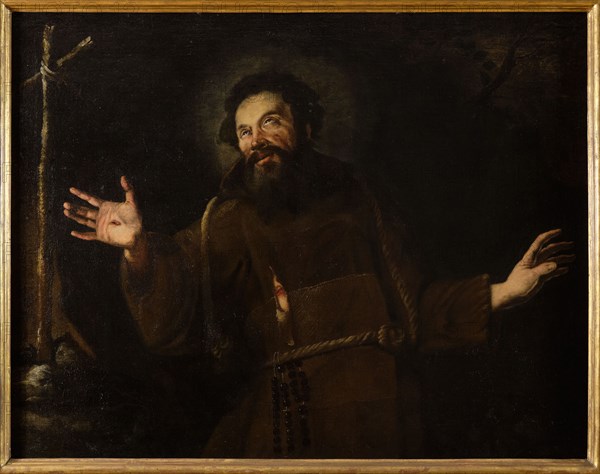 Saint Francis of Assisi in prayer, Second half of the 16th century. Creator: Strozzi, Bernardo (1581-1644).