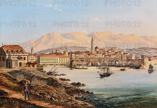 View of Split, 19th century. Creator: Unknown artist.