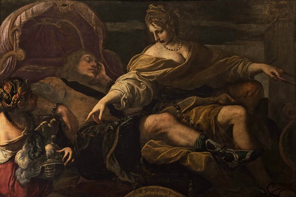 Rinaldo and Armida, First half of the 17th century. Creator: Tiarini, Alessandro (1577-1668).