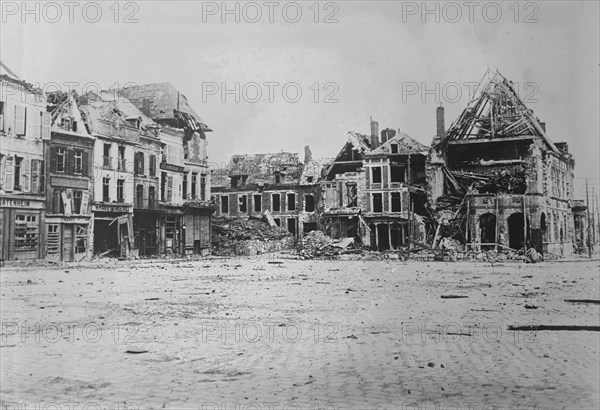 Peronne retaken, 1918, 1918. Creator: Bain News Service.