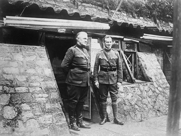 Brig. Gen. Frank E. Bamford & Col. D.K. Major, 25 Oct 1918. Creator: Bain News Service.