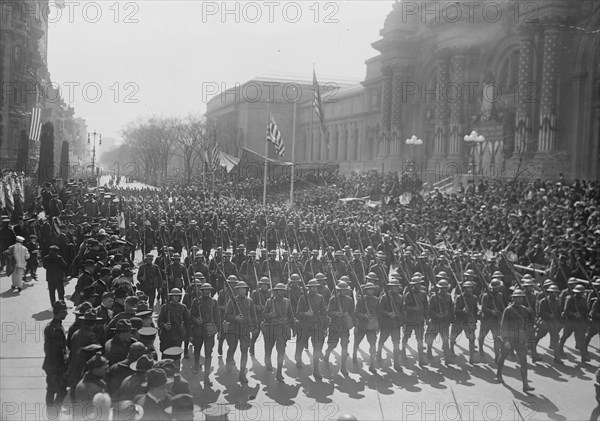 27th Division, Mar 1918. Creator: Bain News Service.