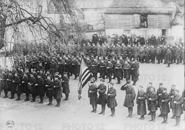 Roosevelt Service, France, 8 Jan 1919. Creator: Bain News Service.