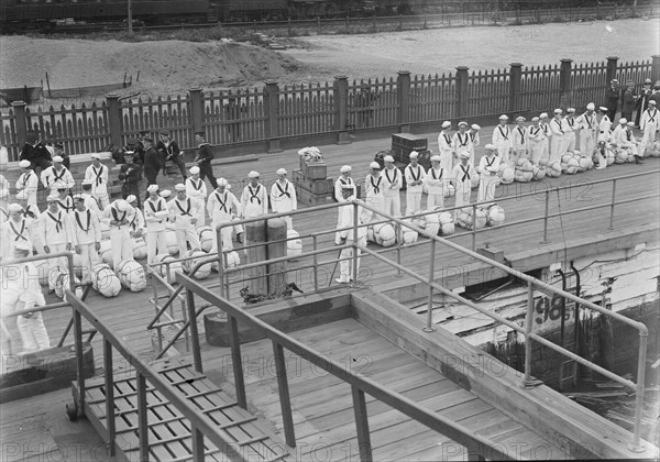 Roll Call - Naval Militia, 1913. Creator: Bain News Service.