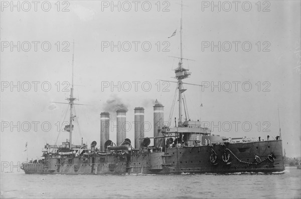 HMS Euryalus, between c1910 and c1915. Creator: Bain News Service.