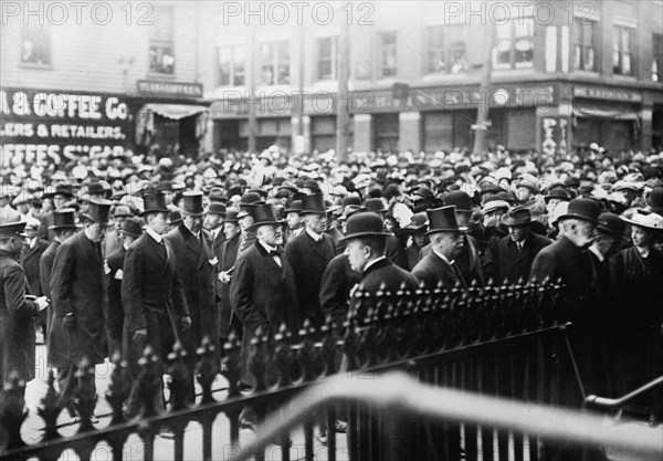 Utica - Sherman funeral, 1912. Creator: Bain News Service.