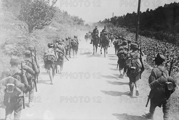 Austrians leaving front, between c1915 and c1920. Creator: Bain News Service.