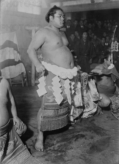 Onishiki who won 10-day wrestling tournament, Japan, between c1915 and c1920. Creator: Bain News Service.