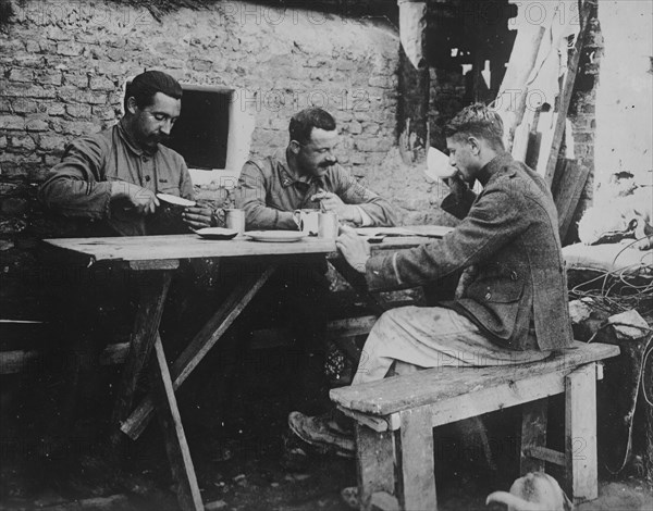 Belgian Signal post, between c1915 and 1918. Creator: Bain News Service.