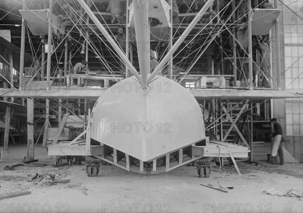 Fuselage of NC-1, 1918 or 1919. Creator: Bain News Service.