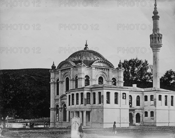 Mosque of Sultan at Sweet Waters of Europe, Constantinople, 1912. Creator: Bain News Service.