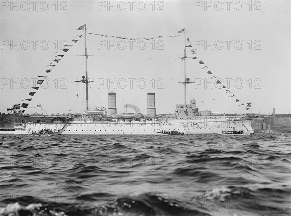 Hertha - German vessel, 1914. Creator: Bain News Service.