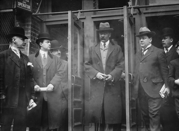 Lord Kitchener with others, 1910. Creator: Bain News Service.